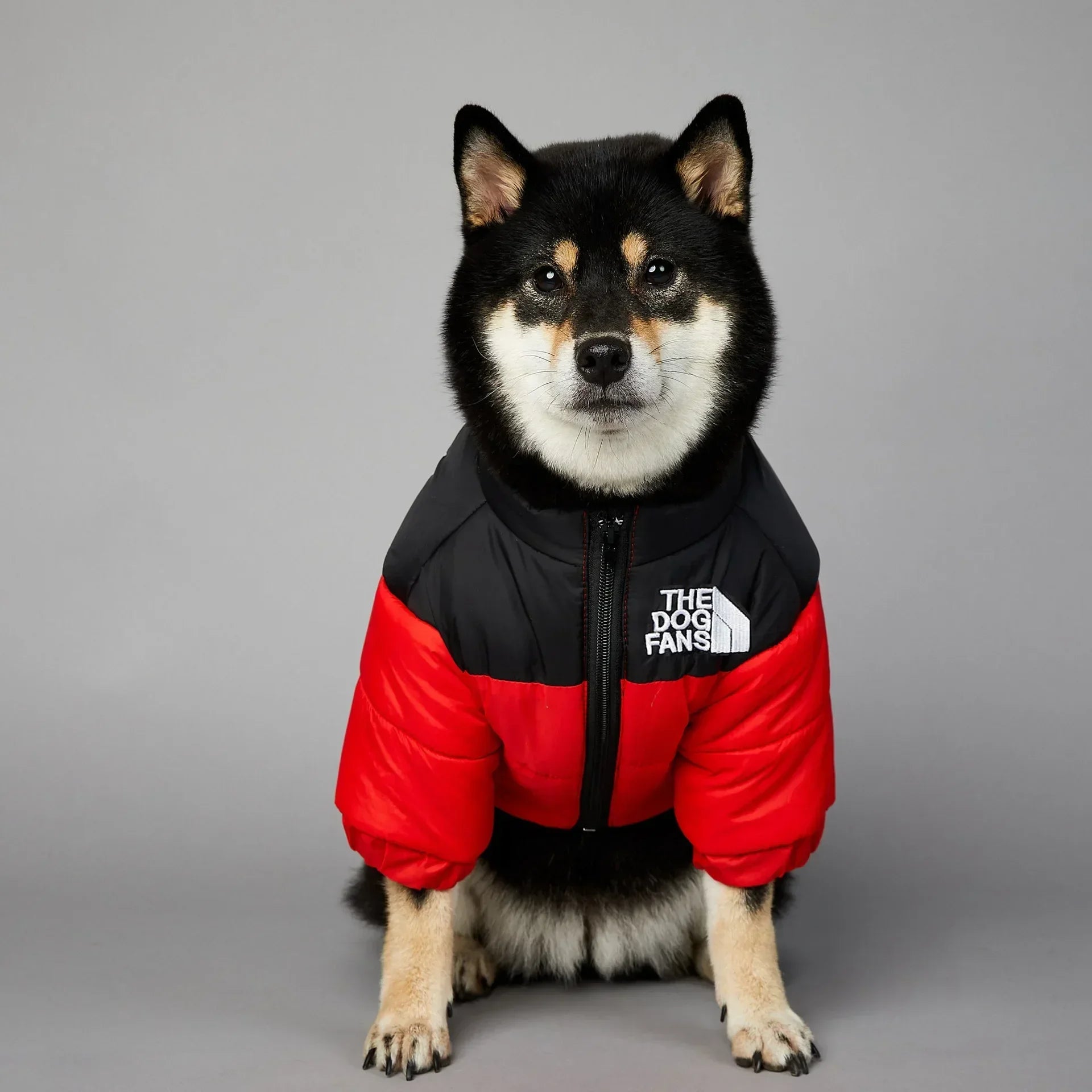 The Dog Fans Winter Pet Dog down Jacket Clothes for Small Medium Dogs Warm Thick Dog Vest French Bulldog Puppy Coat