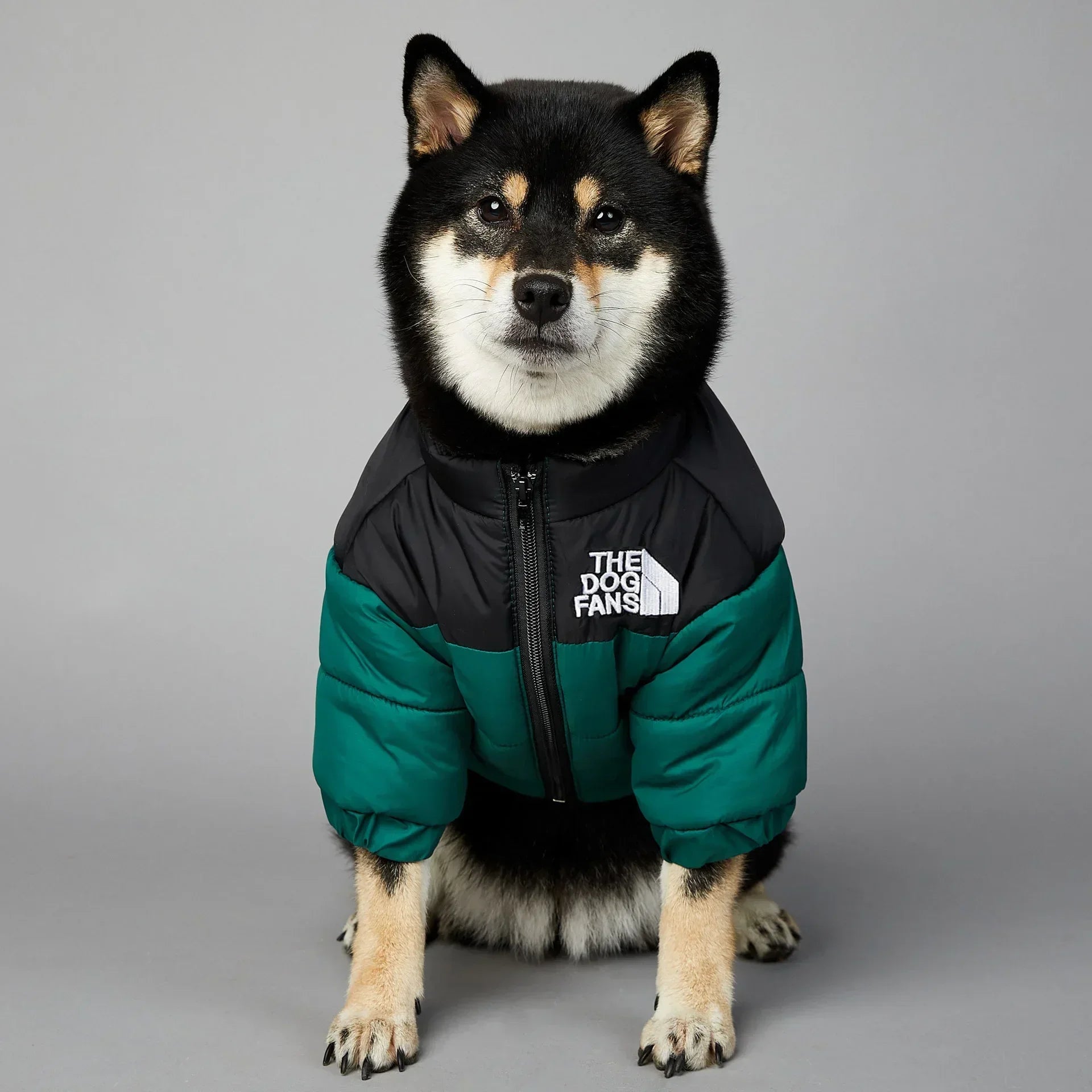 The Dog Fans Winter Pet Dog down Jacket Clothes for Small Medium Dogs Warm Thick Dog Vest French Bulldog Puppy Coat