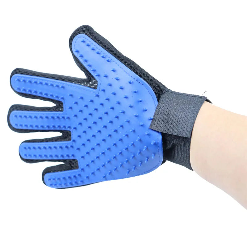 Professional Pet Grooming Glove for Cats and Dogs - Deshedding Brush and Comb for Effective Hair Removal