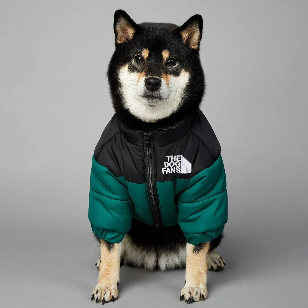 The Dog Fans Winter Pet Dog down Jacket Clothes for Small Medium Dogs Warm Thick Dog Vest French Bulldog Puppy Coat